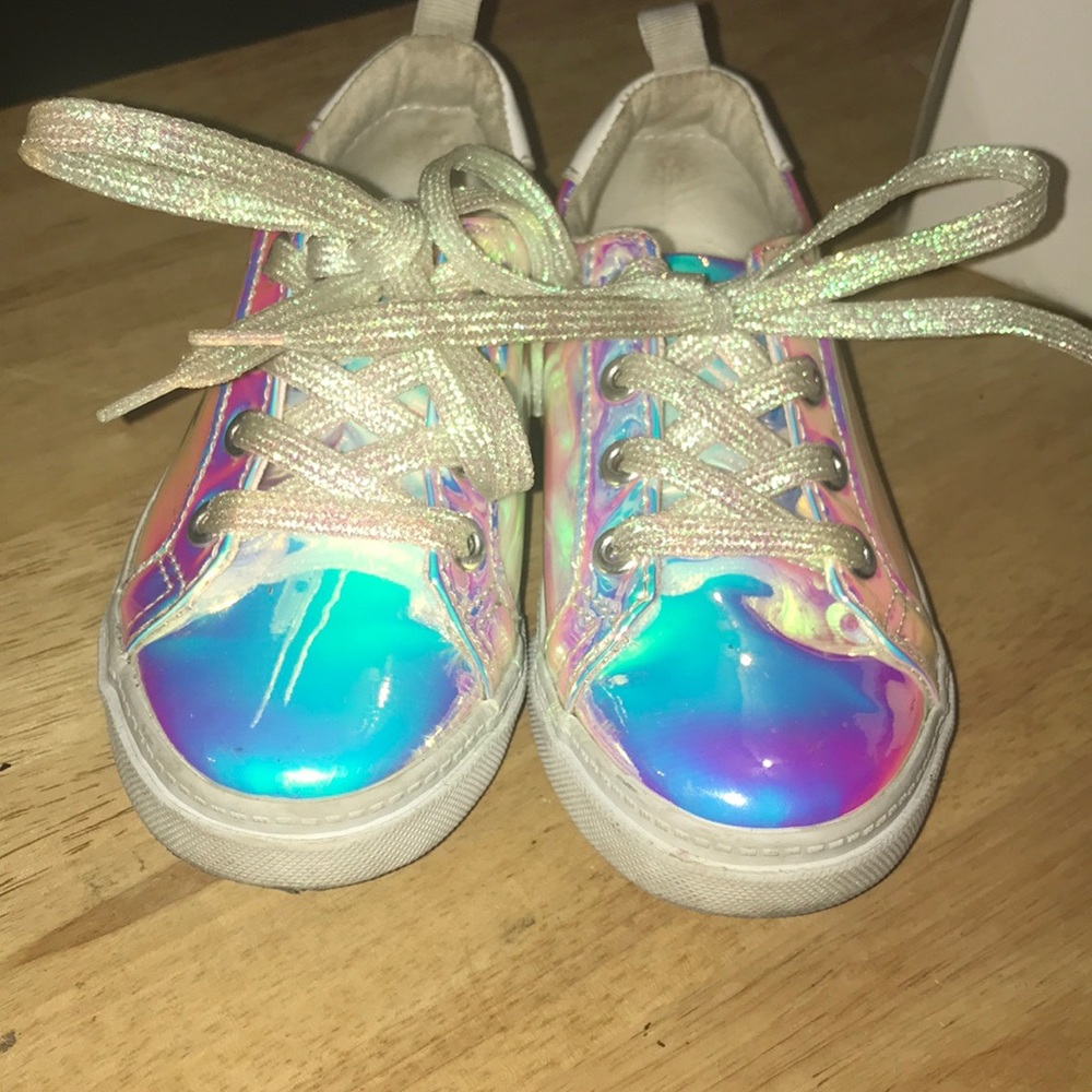 Gymboree iridescent sneakers